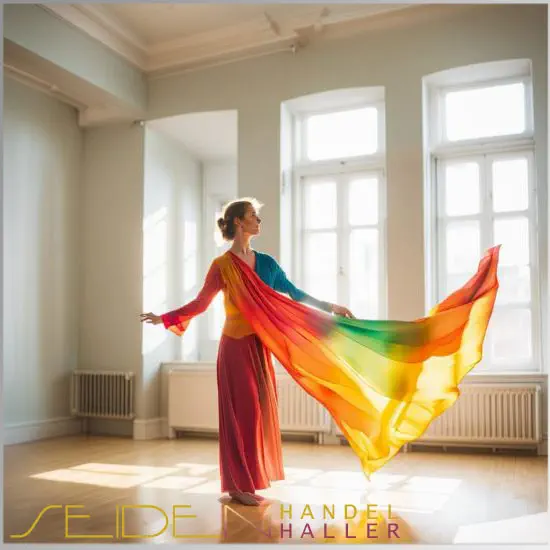 Die kreative Verbindung von Eurythmie, Seidenstoffen und Farben